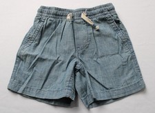 Gap Baby's Pull-On Chambray Shorts CG2 Indigo Chambray Size 3 Years NWT