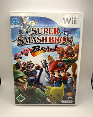 Super Smash Bros Brawl Nintendo Wii PAL OVP mit Anleitung komplett