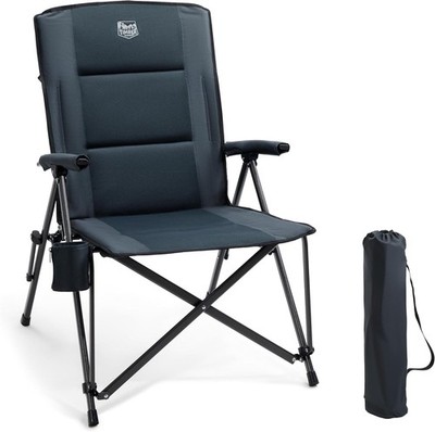 TIMBER RIDGE Campingstuhl Faltbar Breiter Sitz 55cm XXL Klappstuhl Camping