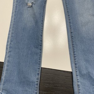 Levi's Youth Overalls 16 Light Blue Distressed Jeans 804