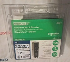 New Square D QO 20/20 Amp Single Pole Tandem ...