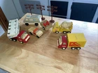Vintage Tonka Lot Bell System Toy Lot Accessories Cement Mixer Car Hauler More