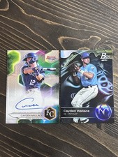 Cayden Wallace 2023 Bowman's Best Best of 2023 Auto Refractor #B23-CW - Royals