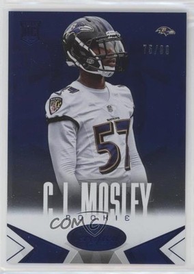 2014 Certified Blue 75/99 CJ Mosley #109 9cf