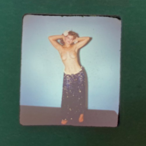 Stereo 3D 1950's Slide Woman Model Rare Old Vintage Realist 12091 S283