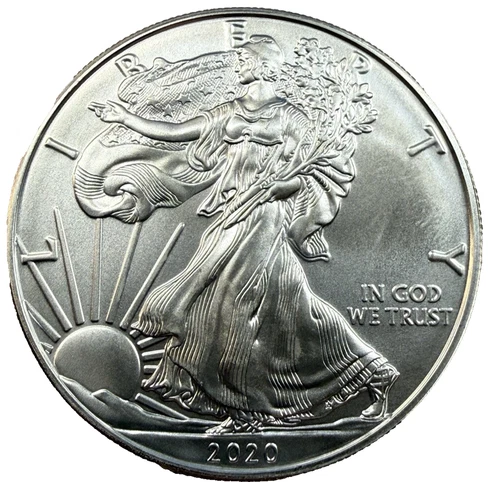 2020 Silver 1 oz American Eagle BU .999 Fine Silver Coin