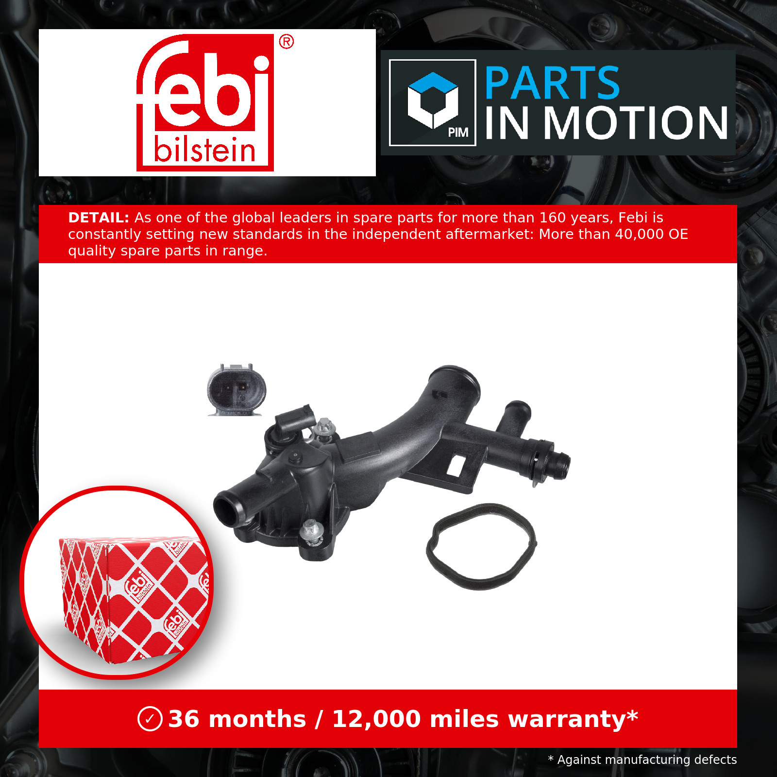 FEBI BILSTEIN 103086 Coolant Flange Fits Chevrolet Cruze Orlando Opel Vauxhall - Image 10