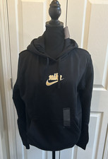 Women's Nike Club Fleece Mixed Metal Hoodie Large