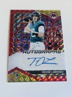 2025 Mosaic Choice Trevor Lawrence Red Yellow Fuison AUTO #AMC-TLE Jaguars