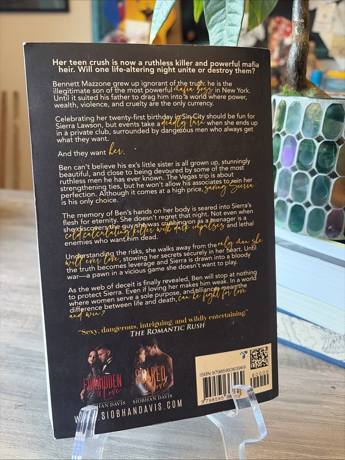 Condemned to Love By Siobhan Davis Dark Mafia Romance OOP Edition - RARE