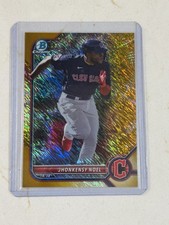 2022 Bowman Chrome #BCP-226 Jhonkensy Noel Gold Shimmer Refractor #/50 Guardians