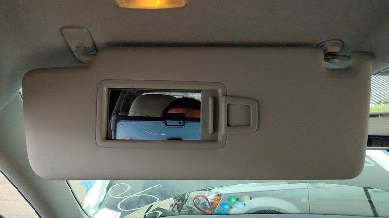 2018-2024 Volkswagen Tiguan Left Driver Side Sun Visor Illuminated Grey OEM