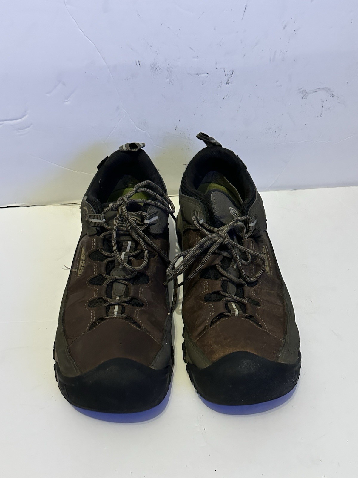 Scarpe da uomo Keen Targhee II escursionismo terreni accidentati marroni impermeabili taglia 13