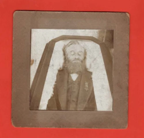 ORGINAL VINTAGE Ohio GAR Deceased in Repose wearing GAR Pin RARE LOOK!