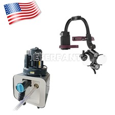 Dental Surgical Headband Binocular 3.5X/Vacuum System Electric Suction Machine