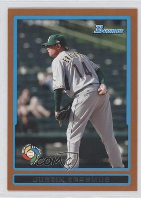 2009 Bowman World Baseball Classic Orange 56/250 Justin Erasmus #BW11 0f6
