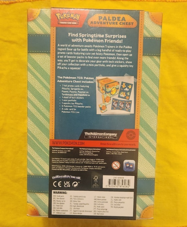 Pokémon TCG - Paldea Adventure Chest EN (Neu und originalverpackt) in Zürich für CHF 33 - mit