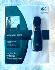 LOGITECH R400 Professional Wireless Presenter w/Red Laser Pointer 50ft Range