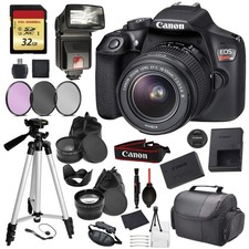 Canon EOS Rebel T6 Digital SLR Camera EF-S 18-55mm f/3.5-5.6 DC III Lens Kit B