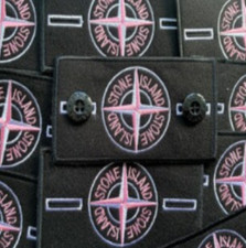 Stone Island Badge Pink & White  + 2 Buttons