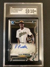 2021 Bowman Chrome Prospect #CPA-PP Pedro Pineda Auto SGC 10/10