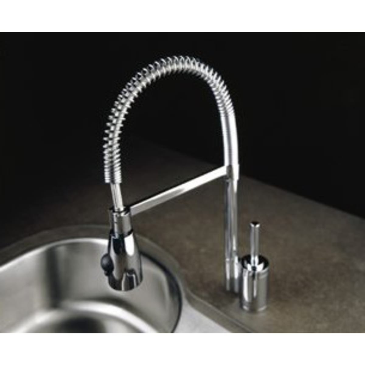 Elkay LK7420NK Arezzo Single Handle PULL OUT SPRAY Kitchen Faucet LK7420, NICKEL