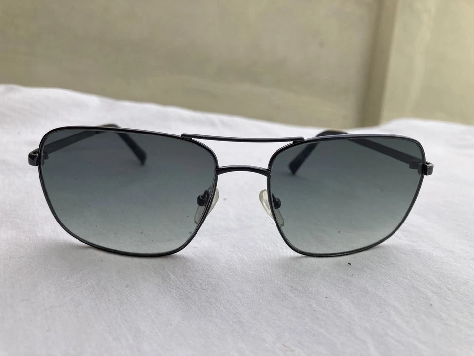 Gafas de sol Calvin Klein para hombre marco negro gafas de sol de aviador marco cuadrado Foto 4 de 4