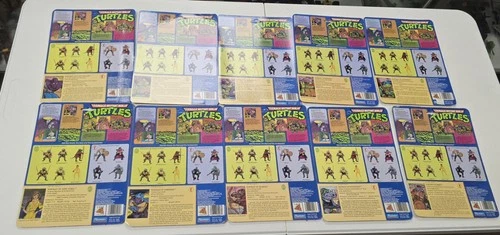1988 Teenage Mutant Ninja Turtles TMNT  Full File Card Lot Set Of The 1st 10