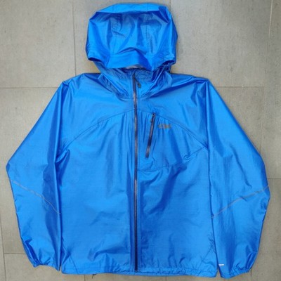 Outdoor Research Helium Ultralight Waterproof Pertex Rain Jacket Mens L Like New