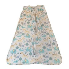 Halo SleepSack Blanket 100 Cotton Size Large 12-18 Months Safari Gender-Neutral