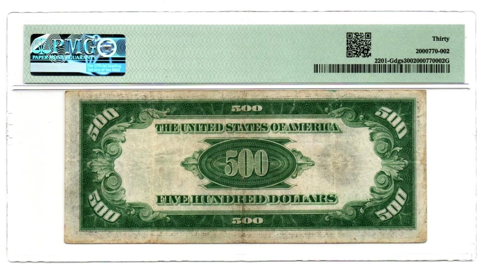 Fr. 2201-G 1934 Federal Reserve Note. PMG Very Fine 30 - Image 2 of 2