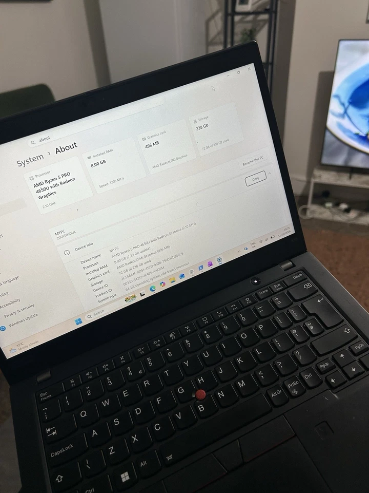 Lenovo ThinkPad E14 G2 · Ryzen 5 PRO 4650U · 8GB · 238GB, photo 1 of 5