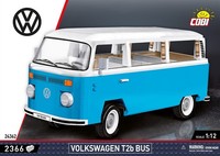 Original Cobi VW T2 Bulli Bus Bausatz Modell 1:12 24362 Blau Weiß NEU & OVP
