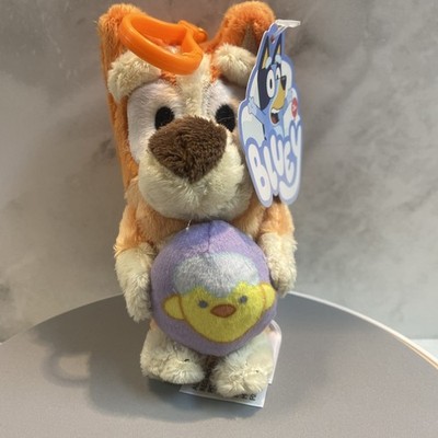 NEW Bluey Easter 2025 Bingo 6-Inch Plush Hanger [Holding Chick] BACKPACK CLIP