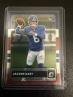2025 Donruss Optic - Jaxson Dart 2015 Retro #2 SP - Rookie Giants Red White Blue