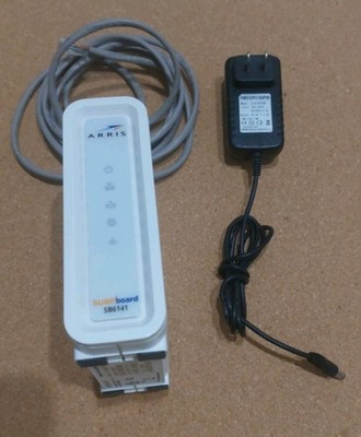 ARRIS Surfboard SB6141 DOCSIS 3.0 Cable Modem, White