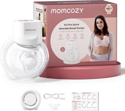 Momcozy Milchpumpe Elektrisch S12 Pro Quick, Freihändig breast pump electric