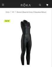 Roka Maverick Comp 3 sleeveless Wetsuit