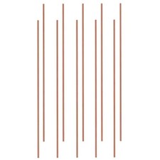 5PCS Pure Copper Round Rod Length 15.7" Dia 1/8" for grounding, Gardening, and C