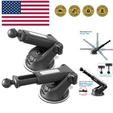 GPS Suction Cup Mount for Garmin Quick Extension Arm , Replacement GPS Dash ...