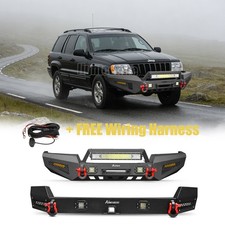 Off-road For 1999-2004 Jeep Grand Cherokee Wj Front Rear Bumper Wwinch Plate Off-road For 1999-2004 Jeep Grand Cherokee Wj Front Rear Bumper Wwinch Plate