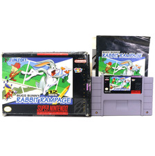 Bugs Bunny Rabbit Rampage (SNES) CIB - Authentic Acceptable Condition