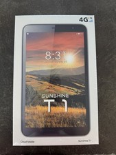 Cloud Mobile Sunshine T1 8" 16GB 1GB TruConnect Android Tablet - Sealed