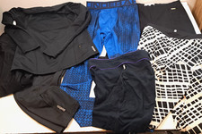 Lot of Women's M Leggings Activewear 6 pr leggings / 1 shirt See Photos
