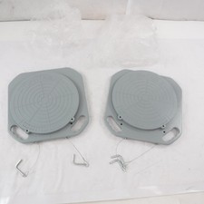 Pair Front End 2 Ton Wheel Car Alignment Tool Turn Plates