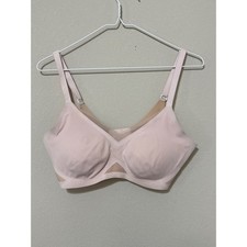 Honeylove Crossover Bra Size Medium Light Pink Liftwear Wireless