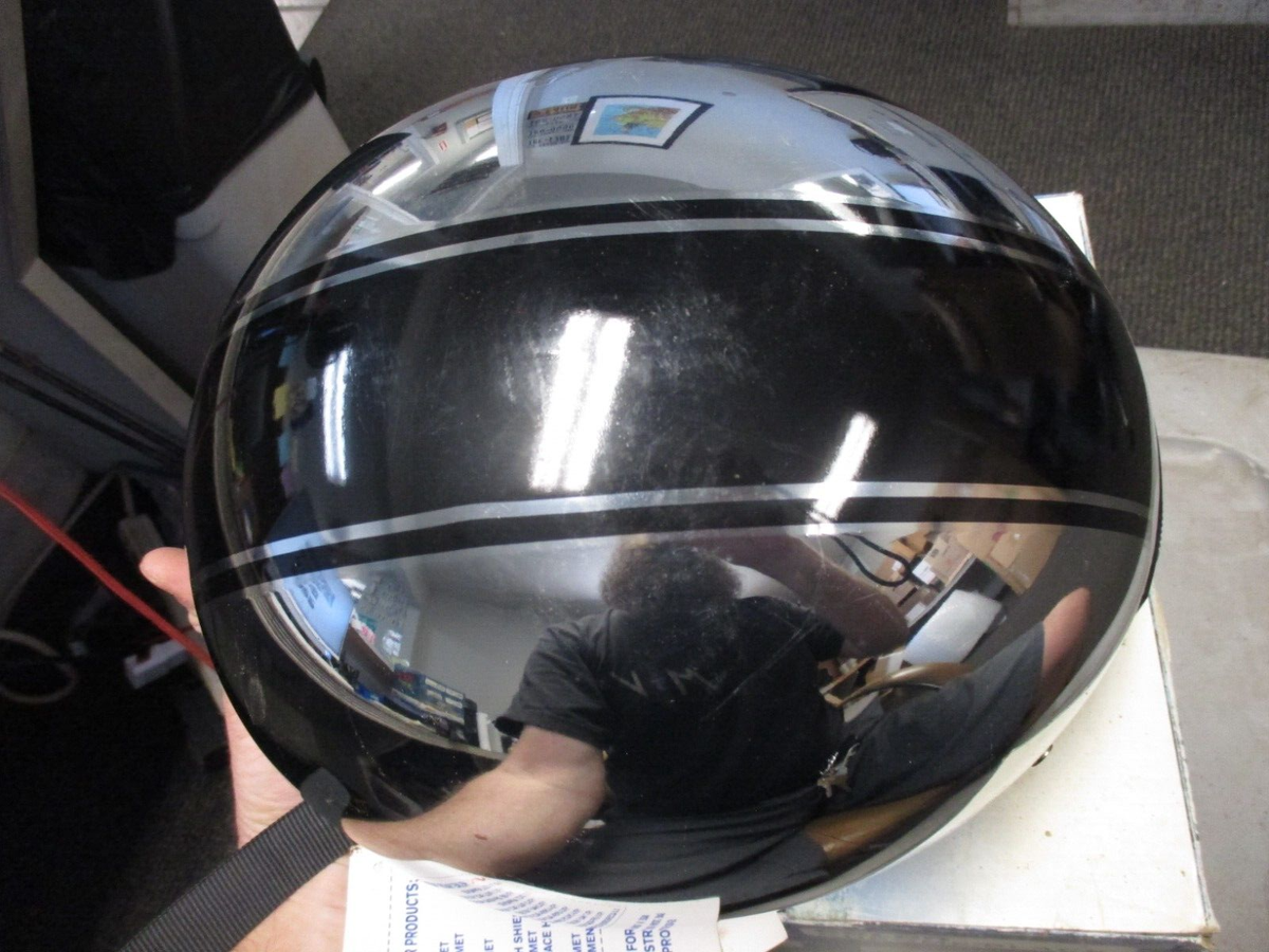 Vintage NOS AFX Half Helmet FX-7 Chrome & Black Size Adult Medium FX-71804 | eBay Vintage NOS AFX Half Helmet FX-7 Chrome & Black Size Adult Medium FX-71804 | eBay