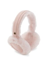 NWT UGG Australia Classic Logo Shearling Earmuffs / Pink Cloud / NEW
