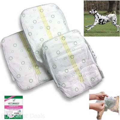 vet's best diapers for dogs
