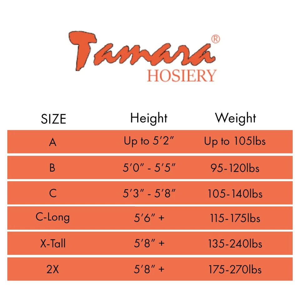 Famous TAMARA Hooters Pantyhose Multiple SIZES & COLORS - Image 3 of 3